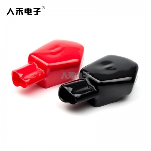 蓄電池阻燃絕緣護套 汽車(chē)電瓶樁頭PVC保護蓋 電瓶絕緣套